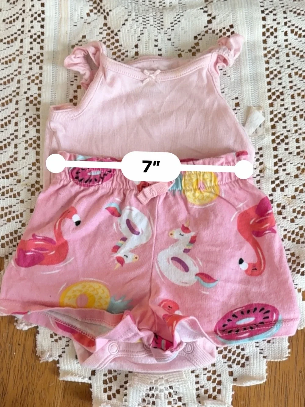 Baby Girl 3-6M Summer Bundle | 6 Pieces | Converse, Carters, Garanimals